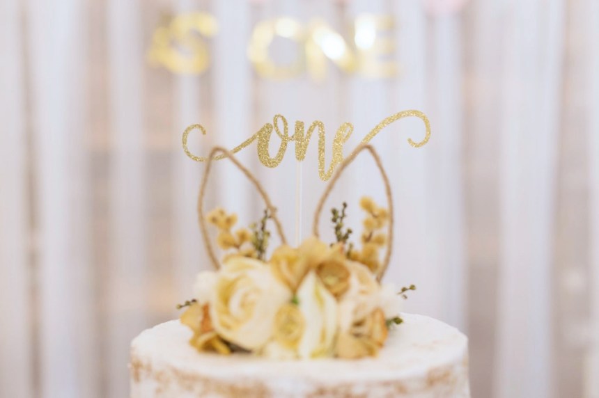 one cake topper